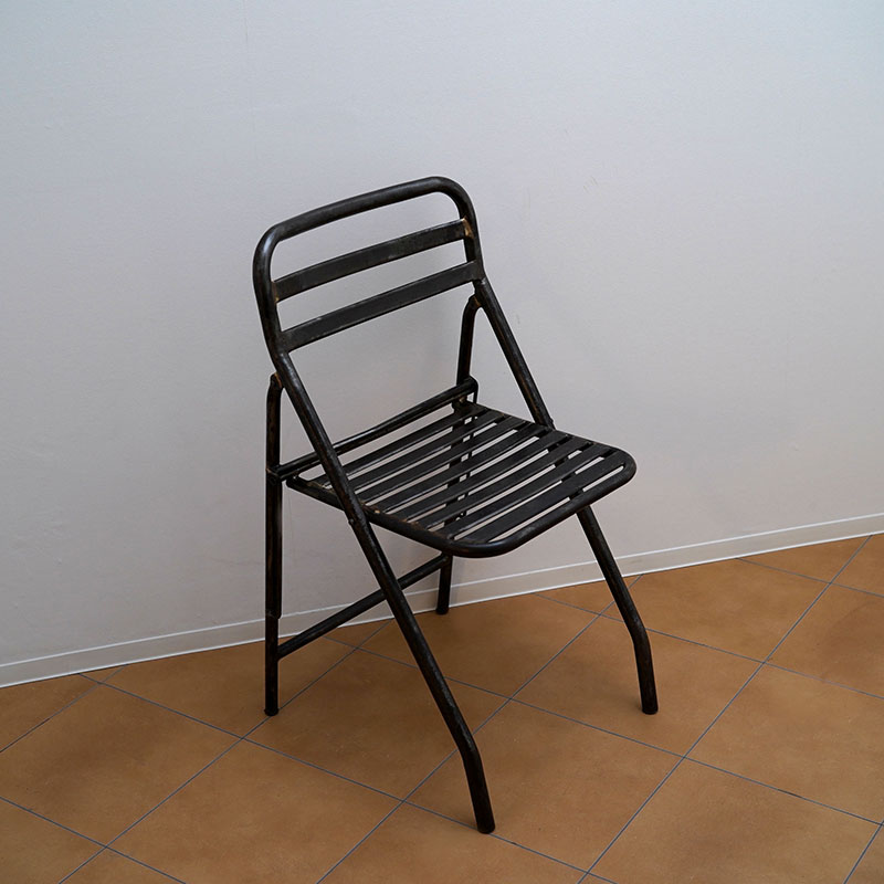 在庫大特価 French / France / 1960s / フォールディングチェア 椅子 アイアンチェア 折り畳み椅子 アウトドア ヴィンテージ  フランス軍 フレンチアーミー：nachbild by THIRTY THIRTY Army Folding Chair / Base Metal  在庫あ定番