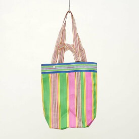 【2024 S/S】【ne Quittez pas ヌキテパ】Multi Stripe Mesh Long Tote Bag PINKレディース 女性 バッグ