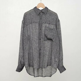 【2024 S/S】【seya. セヤ】ETERNAL SHIRT BLACKSALTメンズ 男性 トップス