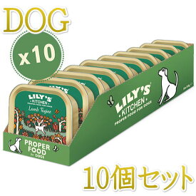 最短賞味2024.11・リリーズキッチン 犬 ラムのタジン10個セットlid019cs(個別日本語ラベルなし)正規品