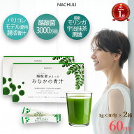 【スーパーSALE価格☆1000円OFF！】 腸活 青汁 60日分 酪酸菌が入ったおなかの青汁 2箱 無添加 国産 粉末…