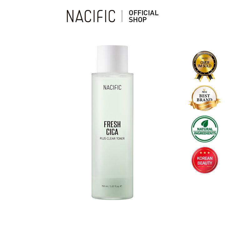 楽天市場 公式 Nacific フレッシュシカ プラスクリアトナー ネシフィック 韓国コスメ 韓国スキンケア スキンケア 敏感肌 ニキビ肌 オイリー肌 ツボクサ 肌荒れ酷い トラブル肌ケア ニキビケア ニキビ予防 ニキビ対策 シカ スキン Cica 鎮静 低刺激 Nacific公式