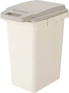 ダストボックス 抗菌ペール 防臭 45JS グレー (完成品) 容量:約47L ダストボックス ゴミ箱 ダストボックス 抗菌ペール 抗菌 防臭 防汚加工 パッキン付き キッチン 連結可能 ロック付き シンプル