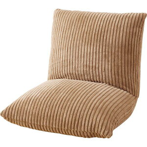 フロアチェア カックンリクライナー ベージュ (完成品) 折りたたみ式 フロアチェア 座椅子 クッション 東谷 azumaya おしゃれ 家具 インテリア ポリエステル ライトファニチャー