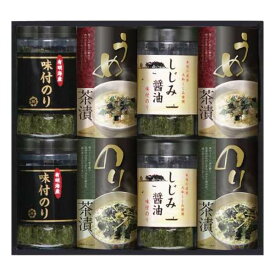 【まとめ買い10セット】有明海産＆しじみ醤油味付のり・お茶漬け詰合せ 食品 内祝い 結婚内祝い 出産内祝い 景品 結婚祝い 引き出物 香典返し ギフト お返し お茶漬けギフト