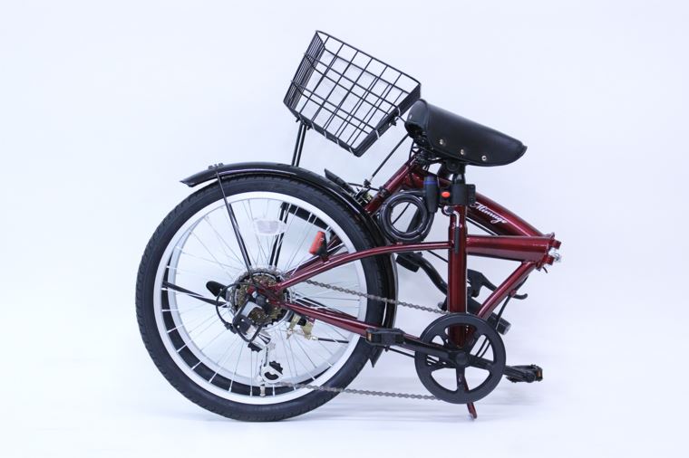 楽天市場】折り畳み自転車 20インチ 6段ギア Classic Mimugo