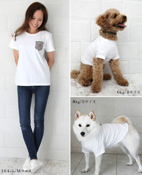 楽天市場】犬とお揃い 名入れ Tシャツ セット お揃いコーデ 犬 犬服 