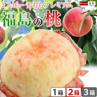 桃 福島 ミスピーチ 特秀品 【 あかつき 品種限定・1箱7玉入 約2kg・8月上旬-中旬分】 お中元 ギフト 御…