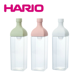 HARIO ハリオ カークボトル KAB-120-W SPR SG ホワイト スモーキーピンク スモーキーグリーン 角型ボトル 水出し茶