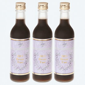 【6/11迄 期間限定ポイント5倍】酵素ドリンク【BIO Berry Fast（ビオベリーファースト）容量360ml×3本セット】(※ミニボトル50mlは含まれません）【日本ファスティングコンシェルジュ協会プロデュース 山田 豊文氏監修 酵素ドリンク おいしい 酵素】