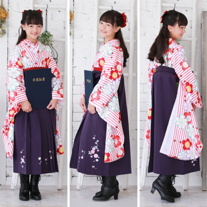 楽天市場】【販売】ジュニア 袴 セット 卒業式 女の子 小学生 ブーツ  