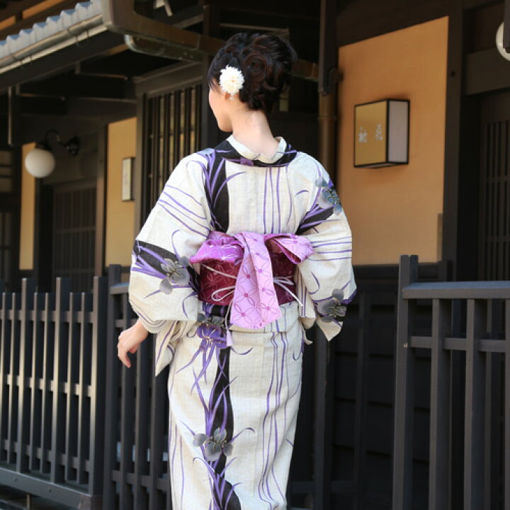楽天市場】浴衣 レディース セット レトロ 大人 上質 高級綿麻浴衣3点 