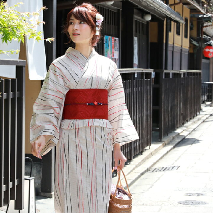 楽天市場】浴衣 セット レディース レトロ 高級綿麻浴衣3点セット  