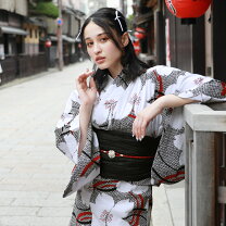 楽天市場】浴衣 絞り（カラーブラック）（浴衣セット｜和服 