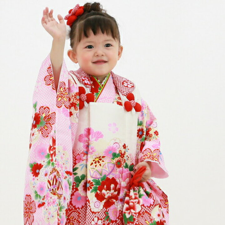 楽天市場】七五三 着物 三歳 正絹 選べる全8柄 高級正絹被布セット 