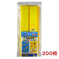 ネット付き捕虫紙 トルシーネット付 S25P 黄色 5cm×35cm 害虫捕獲粘着紙 200枚 − 一色本店
