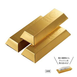 [�݌Ɍ���] ����e�B�b�V�� �S�[���h�o�[ �{�b�N�X�e�B�b�V�� 100�� (NEW�f�U�C��)