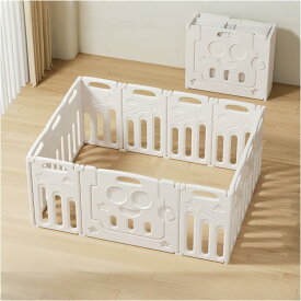 【12月全品P10倍※エントリー必須＆最大2000円クーポン】 ESLUVE ペットサークル ペット用 サークル クッションマット付き ドア付 折りたたみ可能 フェンス 室内 屋外 広い ケージ ゲート 小型犬 中型犬 小動物ケージ ジョイント式 組立不要 簡単設置 全成長期使用可