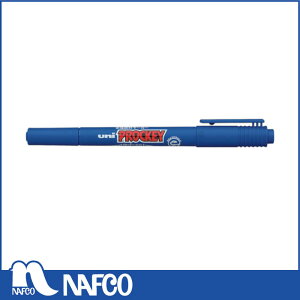 uni 水性顔料マーカープロッキーツイン細字 青