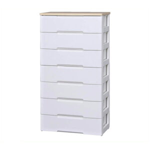 アイリスオーヤマ ウッドトップチェスト 7段 HG-727