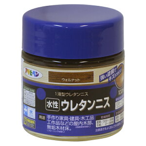 水性ウレタンニス 100MLウォルナット
