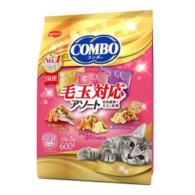 日本ペットフード コンボ キャット 毛玉対応アソート 600g