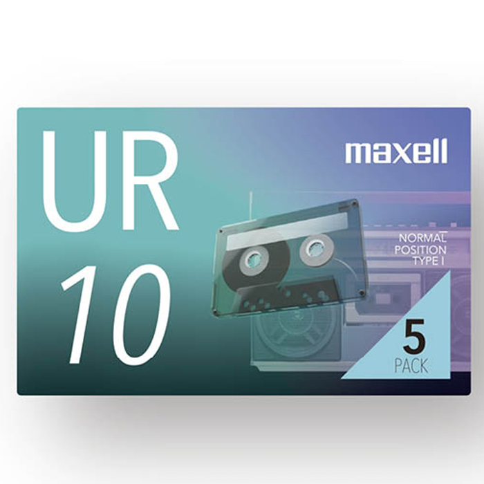 録音用カセットテープ10分5本パック マクセル カセットテープ(10分5P) UR-10N-5P