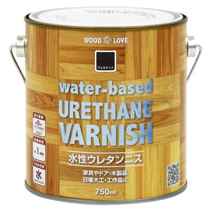 WL水性ウレタンニス 750MLウォルナット