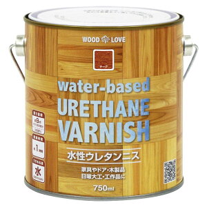 WL水性ウレタンニス 750MLチーク