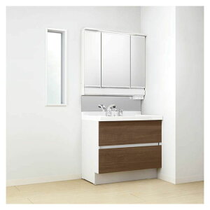 INAX J1�V���[�Y���ʉ��ϑ�Z�b�g90cm/�N���G���J(�t���X���C�h�����V�����[+3�ʋ��S���[�X����LED�X�}�[�g�|�P�b�g) MJ1X2-903KXJU+J1FHT1-905S(8)Y/LM2H