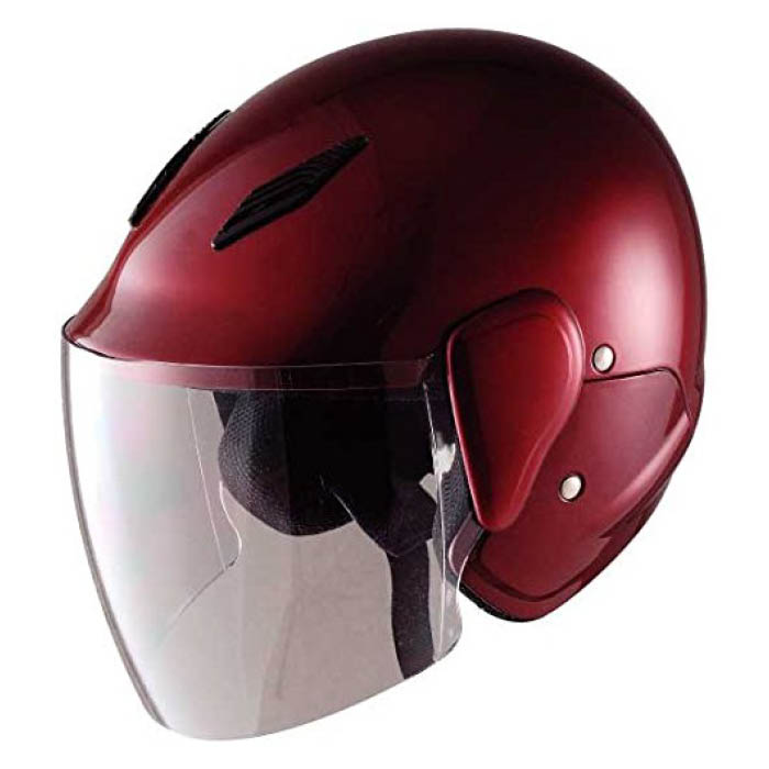 【楽天市場】セミジェットヘルメット NT-007 キャンディーレッド : ホームプラザナフコ楽天市場店