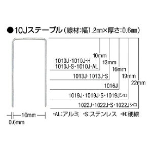 MAX ステープル 肩幅10mm 長さ13mm 5000本入り 1013J