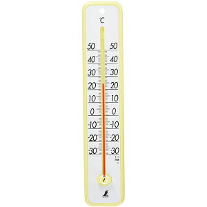 シンワ測定 PC寒暖計 30cm イエロー