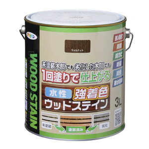 アサヒペン 水性強着色ウッドステイン 3Lウォルナット