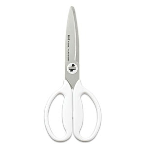 PLUS フィットカットカーブ 料理ハサミ マッシュルームホワイト