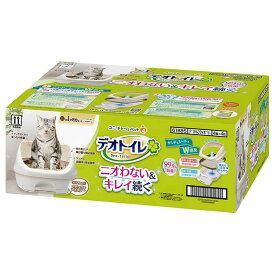 ユニ・チャーム デオトイレ　　ハーフカバー本体セット ナチュラルアイボリー