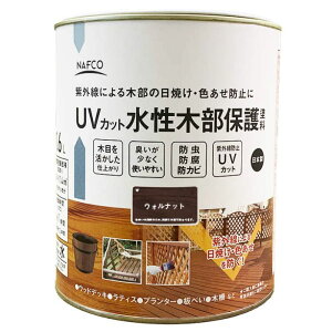 カンペハピオ NF UVカット水性木部保護塗料 1.6Lウォルナット