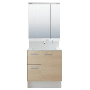 LIXIL R1�V���[�Y75cm 3�ʋ����ʉ��ϑ�i�v�b�V�������j���C�g�I�[�N MR1X1-753TXJU+R1H1-755PY-AU/JP2FC