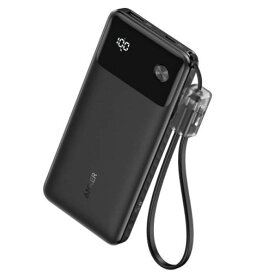 ANKER Anker Power Bank （10000mAh, 22.5W, 2 Ports） ブラック A1388N11