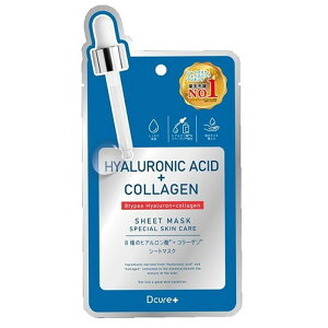 Dcure+ fB[LA tFCX}XN HYALURONIC ACID + COLLAGEN 8̃qA_+R[Q V[g}XN
