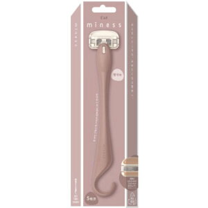 貝印 miness(マイネス) 5枚刃 背中用カミソリ 1本 ロングハンド