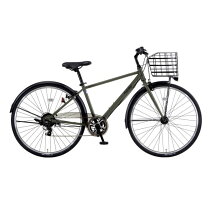 楽天市場】クロスバイク（カラーグリーン）（シティサイクル｜自転車 