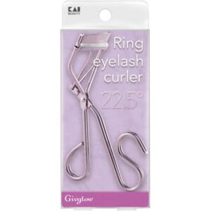 貝印 リングアイラッシュカーラー R22.5 HC3902 目の横幅が広めの方用 パープルゴールド