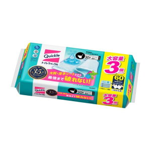 花王 トイレクイックル ミントの香り つめかえ用 スーパージャンボパック 30枚入