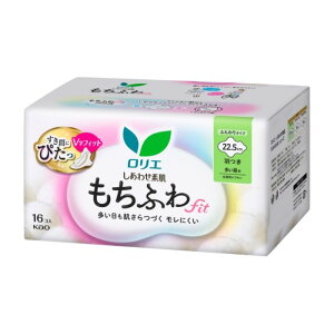 花王 ロリエS素肌もちふわfit 多い昼用羽つき16個