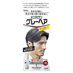 ホーユー メンズビゲン グレーヘア ダークグレー