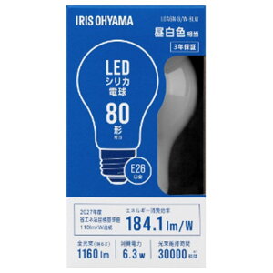 �A�C���X�I�[���} LED�V���J�d�� E26 �S���� 80�`���� �����F LDA6N-G/W-8LW
