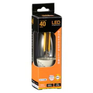 �I�[���d�@ LED�d�� �t�B�������g �V�����f���A�� E17 40�` �d���F �N���A �S���� LDC4L-E17 C6