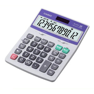CASIO �f�X�N�^�C�v�d��@�Ōv�Z�@12�� DH-12VT-N