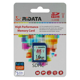 【エントリーでポイント10倍】RiDATA 16GB UHS-I対応SDHCカード SDHC16GB CLASS10 UHSI【2024/6/4 20時 - 6/11 1時59分】